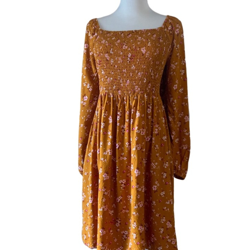 Place Women’s Fall Flowy Dress Size L